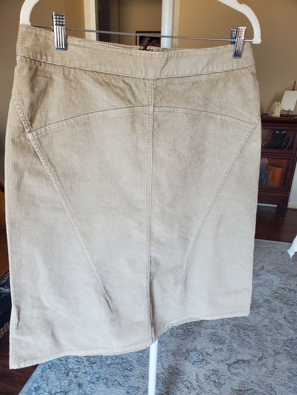 Vintage The Limited Women’s Beige Corduroy Skirt - Size 10